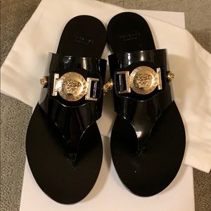 Versace Black sandals